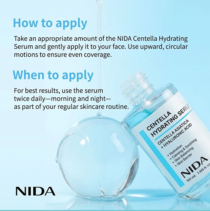 Nida Centella Hydrating Serum - 50ml