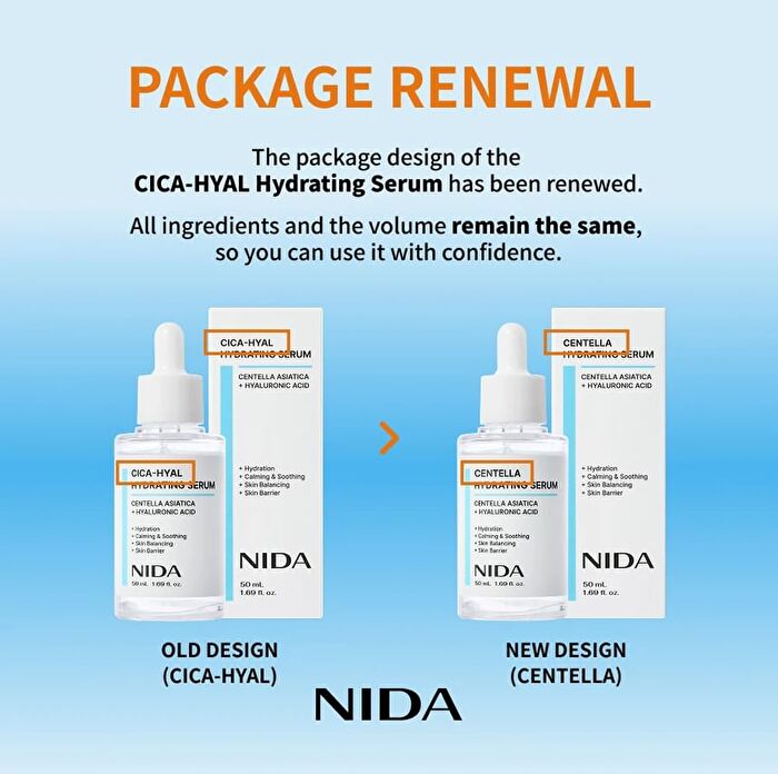Nida Centella Hydrating Serum - 50ml