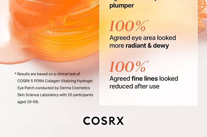 Cosrx 5 PDRN Collagen Vitalizing Hydrogel Eye Patch - 60 patches