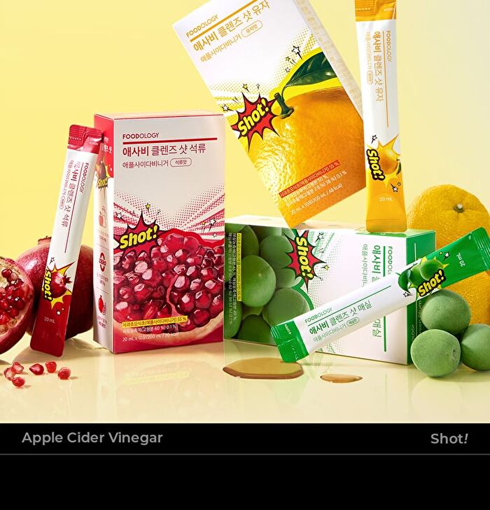 Foodology ACV Cleanse Shot - 3 Types - Yuzu