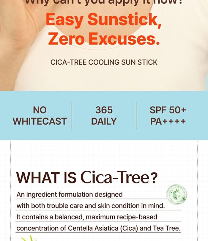 Cica-Tree Cooling Sun Stick - 19g