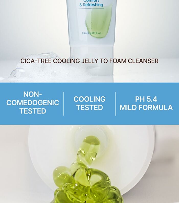 Cica-Tree Cooling Jelly To Foam Cleanser - 120ml