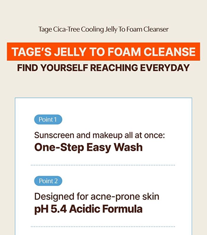 Cica-Tree Cooling Jelly To Foam Cleanser - 120ml