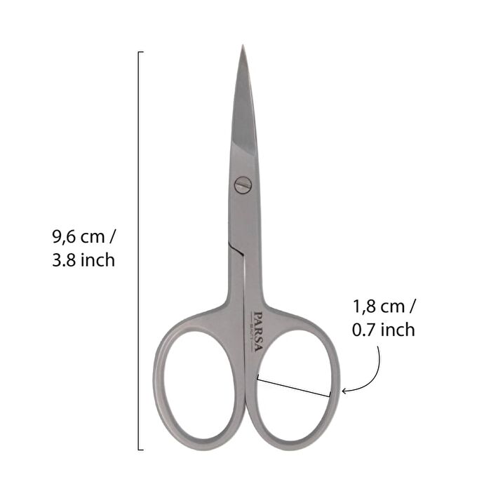 Curved Nail Scissors - Silver