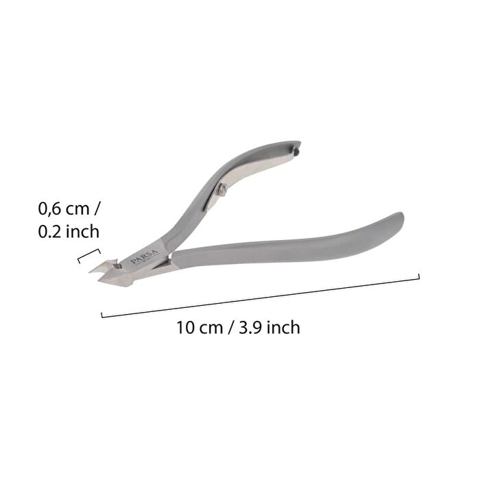 Stainless Steel Cuticle Nippers - Silver