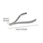 Stainless Steel Cuticle Nippers - Silver