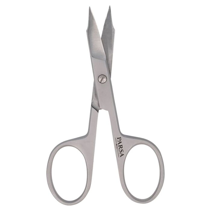 Precision Nail Scissors with Pointed Tip - Silver