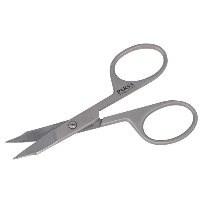 Precision Nail Scissors with Pointed Tip - Silver