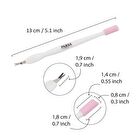 Cuticle Knife with Ceramic Hoof Stick - Pink & White