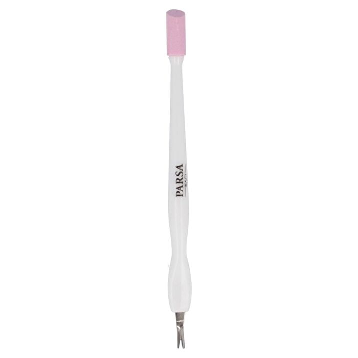 Cuticle Knife with Ceramic Hoof Stick - Pink & White