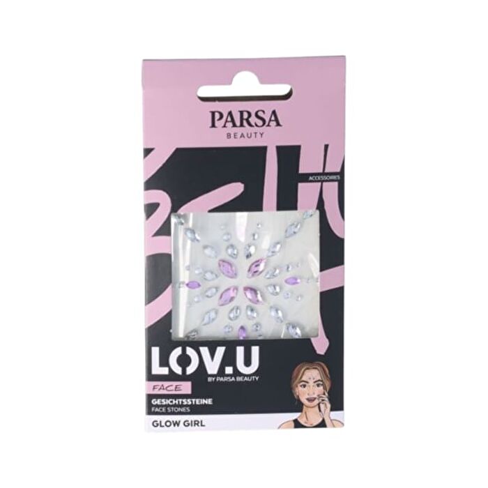 LOV.U Face Gems - Clear & Lilac