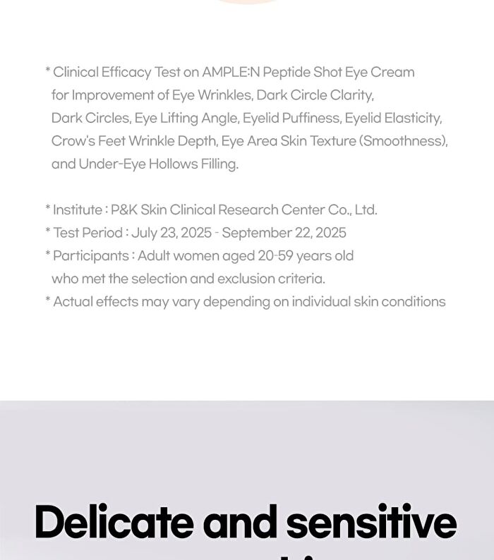 Peptide Shot Eye Cream - 1 pc