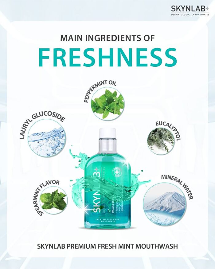 Premium Fresh Mint Mouthwash - 400ml