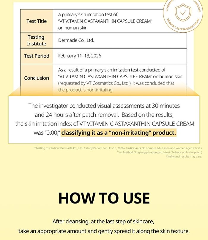 Vt Vitamin C Astaxanthin Capsule Cream - 50ml