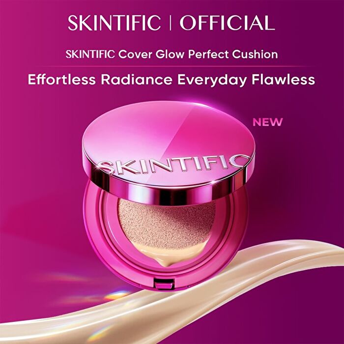 Skintific Cover Glow Perfect Cushion - 8 Shades - 03A Almond - 11g