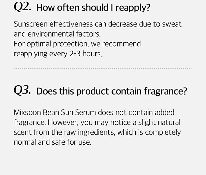mixsoon Bean Sun Serum Mini - 10ml