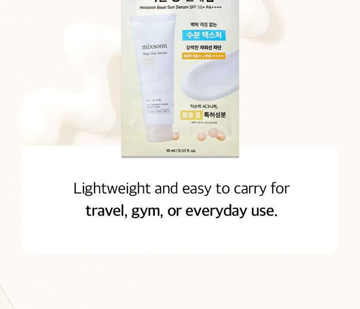 mixsoon Bean Sun Serum Mini - 10ml