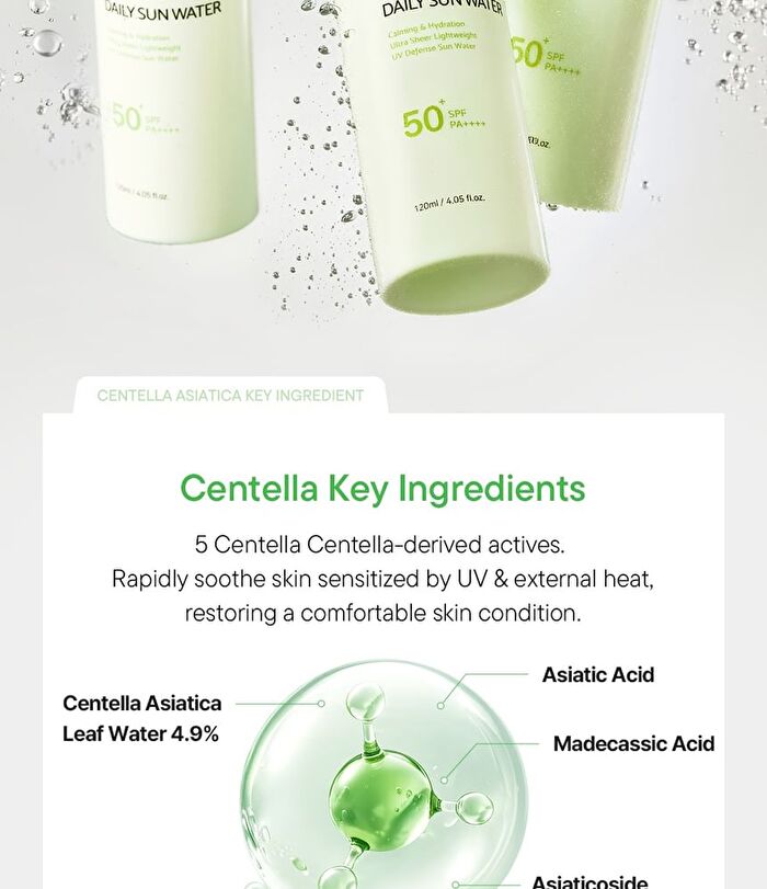 Centella Calming Daily Sun Water - 120ml