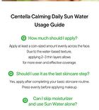 Centella Calming Daily Sun Water - 120ml