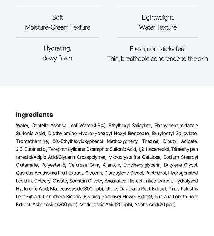 Centella Calming Daily Sun Water - 120ml