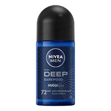 Nivea Men Deep Darkwood Maxxtech Anti-Perspirant Black Carbon Deodorant Roll On - 50ml