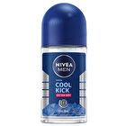 Men Cool Kick Extra Dry Cool Blue Deodorant Roll On - 50ml