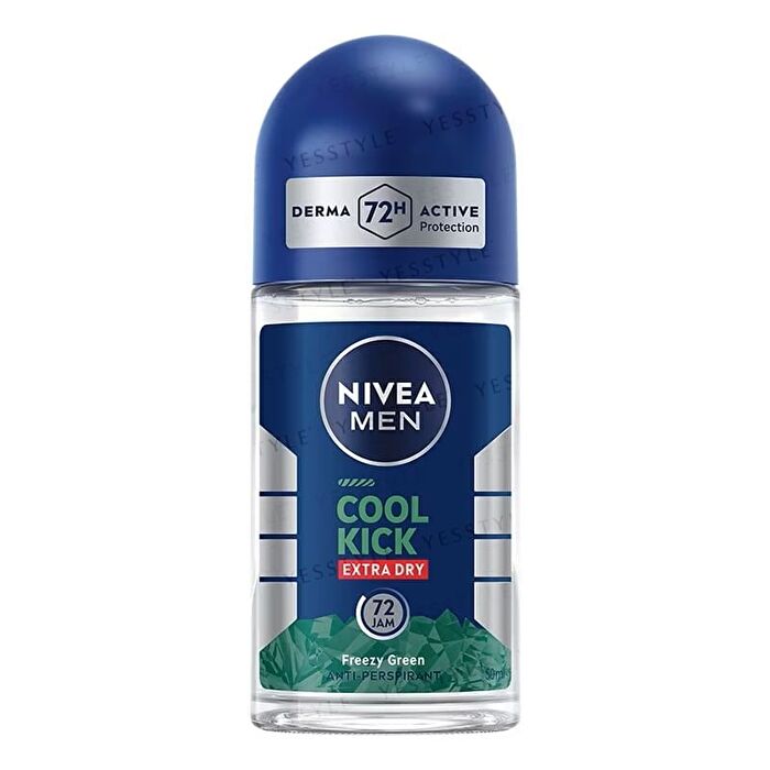 Men Cool Kick Extra Dry Freezy Green Deodorant Roll On - 50ml
