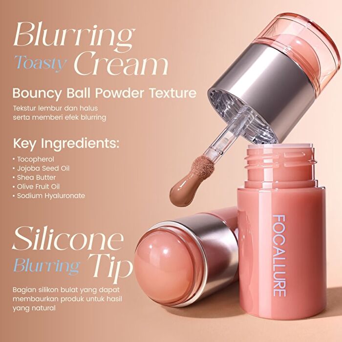 Focallure Toasted Cream Dot Blush - 6 Colors - #NU03 Caramel - 5g