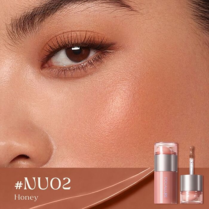 Focallure Toasted Cream Dot Blush - 6 Colors - #PK05 Milk Tea - 5g
