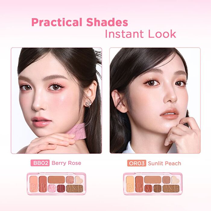 Pinkflash All-in-One Face Palette - 2 Types - #OR03 Sunlit Peach