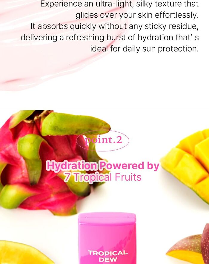 Tropical Dew Sun Cream Mini - 10ml