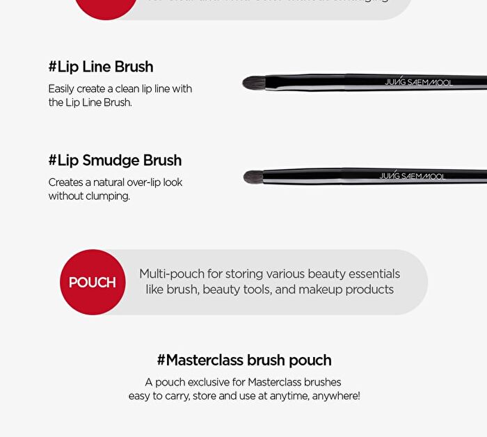 Jung Saem Mool Masterclass Lip Line Brush - 1 pc