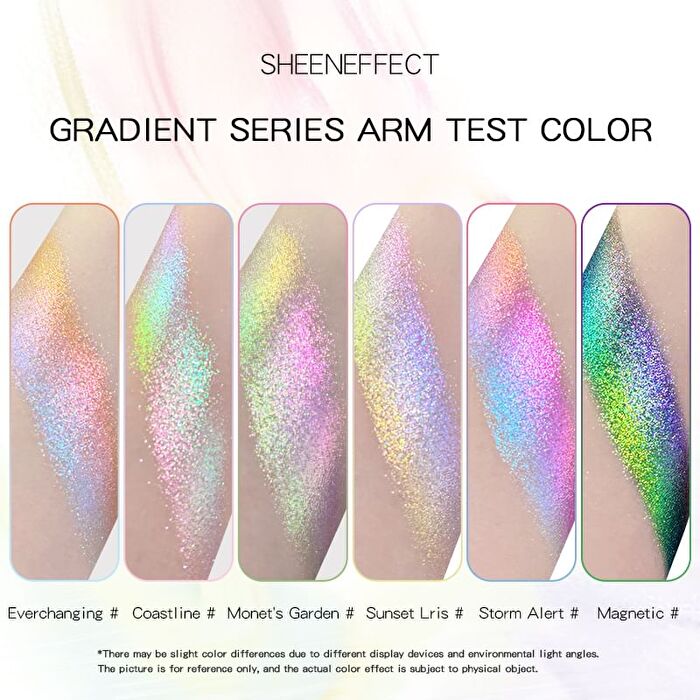 Iridescent Glass Bead Series Chameleon Eyeshadow - 6 Types - #02 Coastline - 1.5g