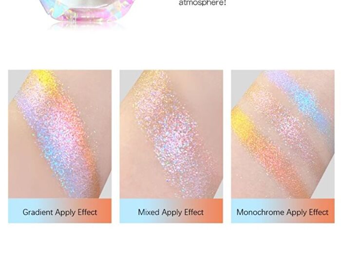 Iridescent Glass Bead Series Chameleon Eyeshadow - 6 Types - #02 Coastline - 1.5g