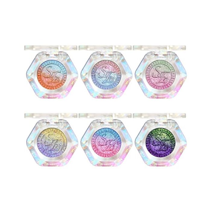 Iridescent Glass Bead Series Chameleon Eyeshadow - 6 Types - #04 Sunset Lris - 1.5g