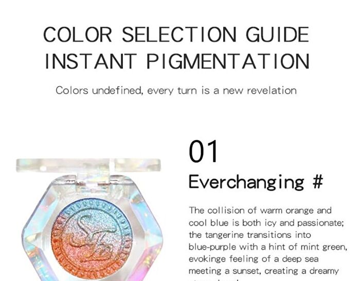 Iridescent Glass Bead Series Chameleon Eyeshadow - 6 Types - #05 Storm Alert - 1.5g