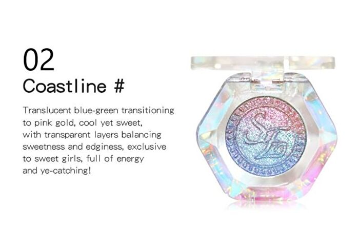 Iridescent Glass Bead Series Chameleon Eyeshadow - 6 Types - #05 Storm Alert - 1.5g