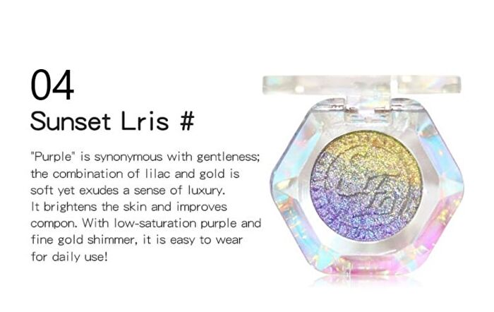 Iridescent Glass Bead Series Chameleon Eyeshadow - 6 Types - #06 Magnetic - 1.5g