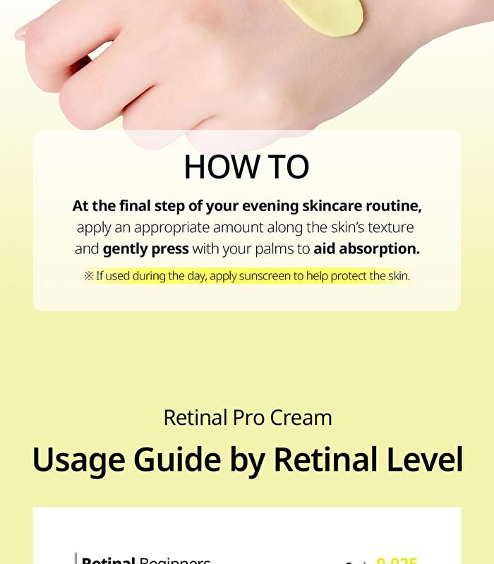 Vt Retinal Pro Cream 0.025 - 20ml