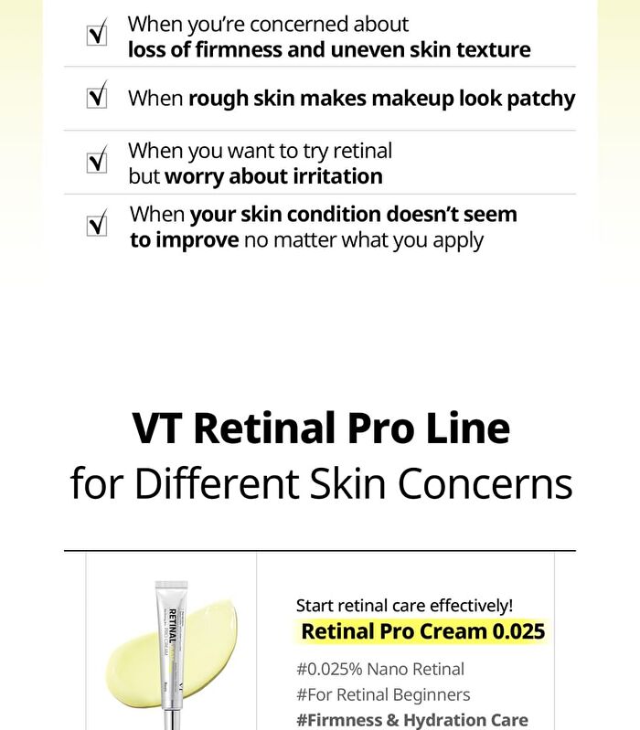 Vt Retinal Pro Cream 0.025 - 20ml