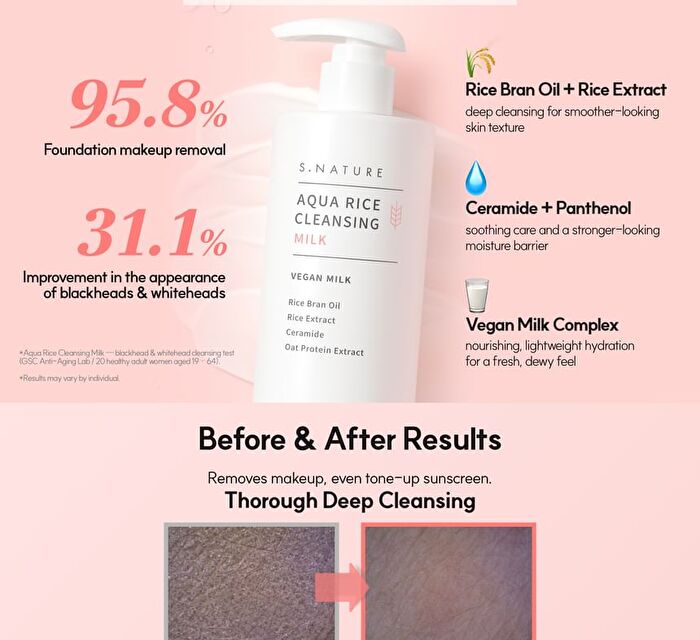 Aqua Rice Cleansing Milk - 280ml
