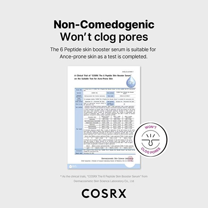 Cosrx The 6 Peptide Skin Booster Mini - 30ml