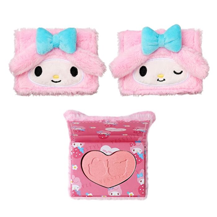Sanrio My Melody Fluffy Compact Highlight - 1 pc - Random Style