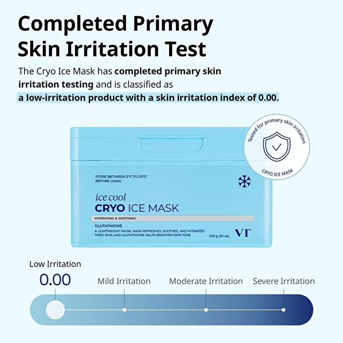 Vt Cryo Ice Mask - 30 sheets