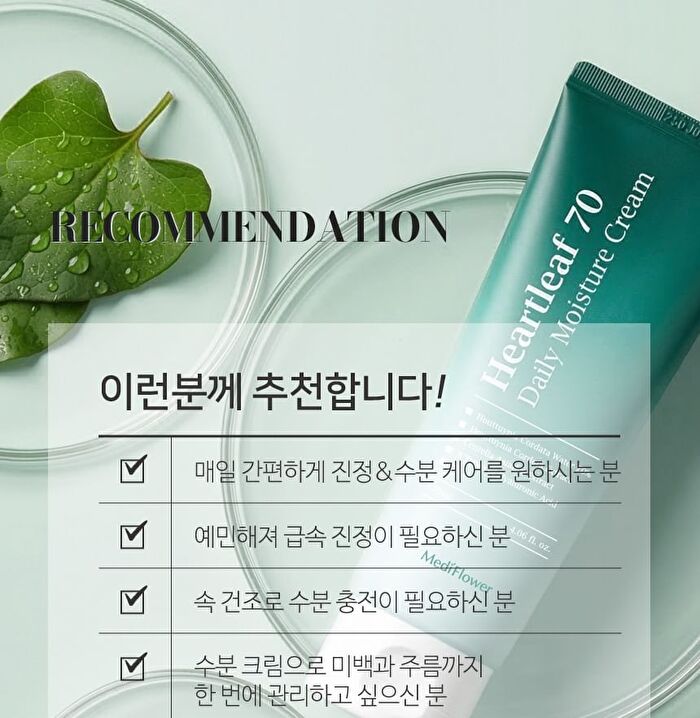 Heartleaf 70 Daily Moisture Cream - 120ml