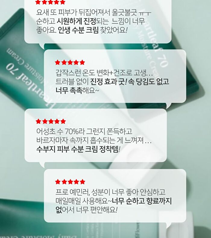 Heartleaf 70 Daily Moisture Cream - 120ml