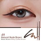 Dual-Color Gel Eyeliner Pencil - 3 Colors - #02 Caramel Pink Brown