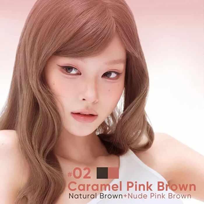 Dual-Color Gel Eyeliner Pencil - 3 Colors - #03 Sakura Grey Brown