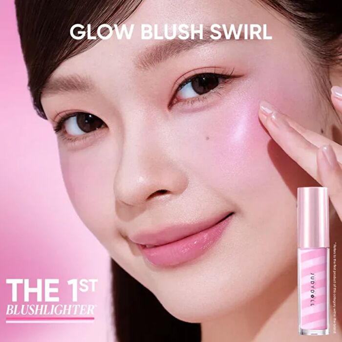 Glow Blush Swirl - 5 Colors - #02 Dewy Rose - 5g