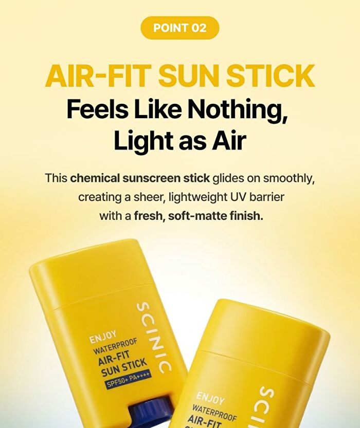 Scinic Enjoy Waterproof Air-Fit Sun Stick - 20g